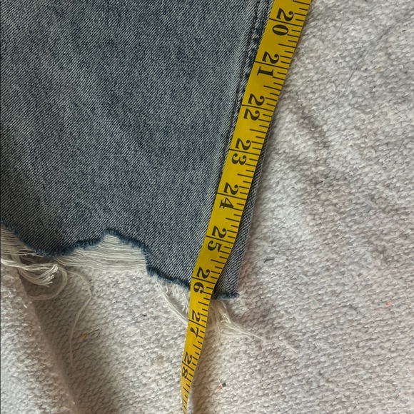 Vervet Women's Straight Leg Jeans - Distressed Blue - Picture 5 of 6